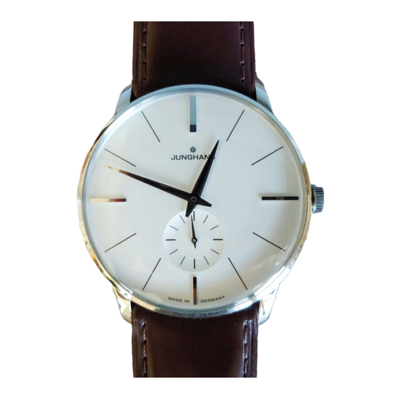 Junghans Meister User Manual