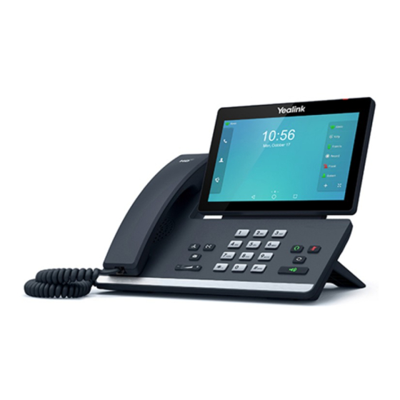 Yealink SIP-T56A Quick Start Manual
