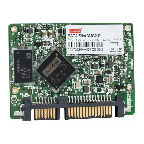 Innodisk SATA Slim 3MG2-P Series Manual
