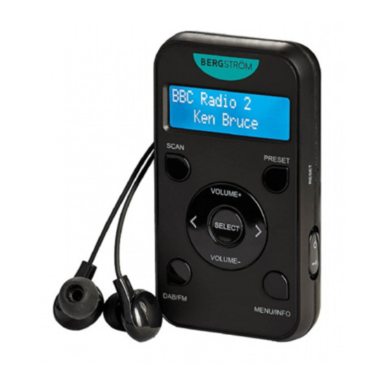Bergstrom H300 Quick Start Manual