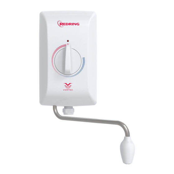 Redring VORTEX INSTANT I3VS Installation And User Manual