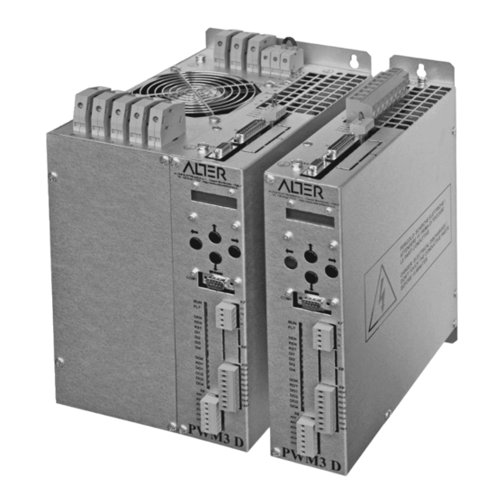 ALTER PWM3D-001 Digital Servo Drive Manuals