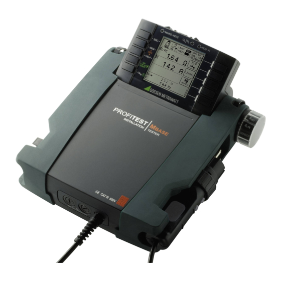 Gossen MetraWatt M520R Operating Instructions Manual