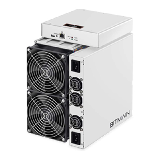 BITMAIN ANTMINER S17e Installation Manual
