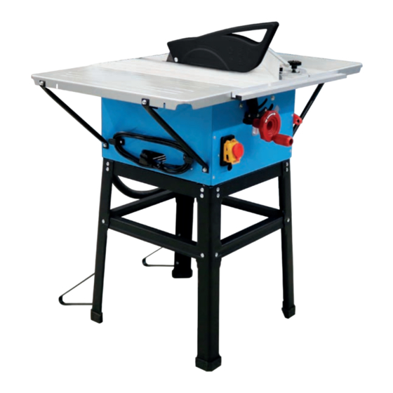 User Manuals: GÜDE GTK 2500 AL Table Circular Saw