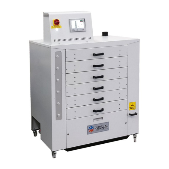 CHIOSSI E CAVAZZUTI DIDO PRO Drawer Dryer Manuals