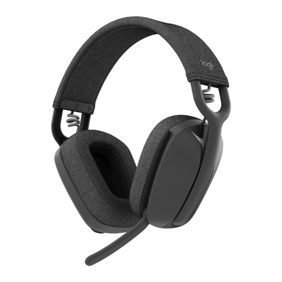 Logitech ZONE VIBE 100 - Wireless Over-ear Headphones Manual