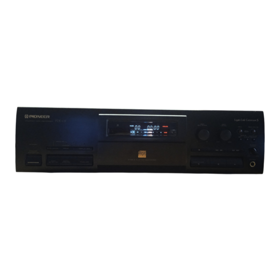 Pioneer PDR-05 Operating Instructions Manual