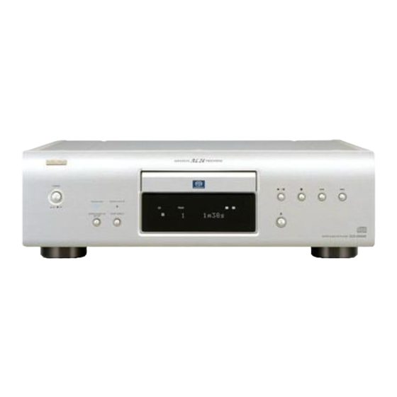 Denon DCD-2000AE Operating Instructions Manual