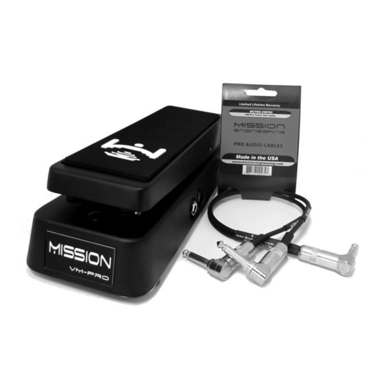 Mission VM-PRO User Manual