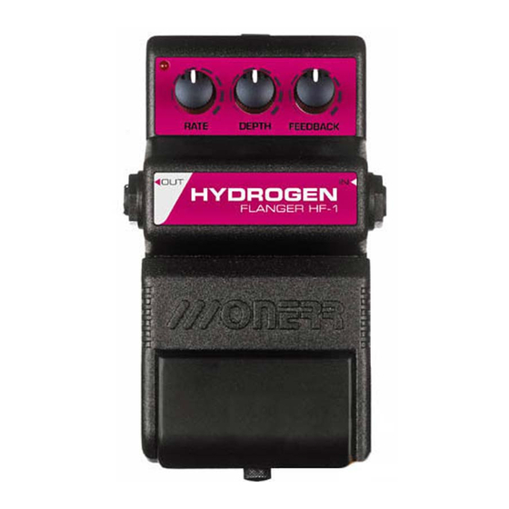 Onerr Hydrogen Flanger HF-1 User Manual