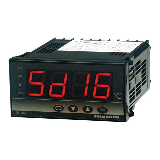 Shimaden SD16A Series Instruction Manual