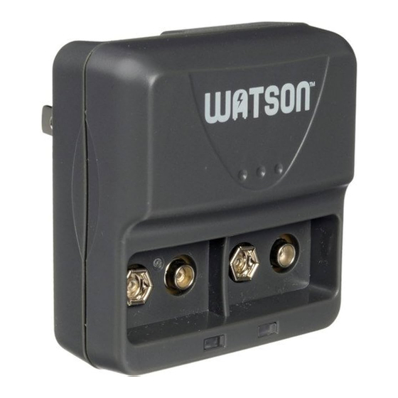 WATSON 2-Bay 9V Owner's Manual