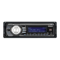 Sony CDX-GT710 - Fm-am Compact Disc Player Operating Instructions Manual