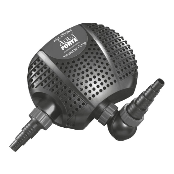 AQUA FORTE O-Plus Series Quick Start Manual