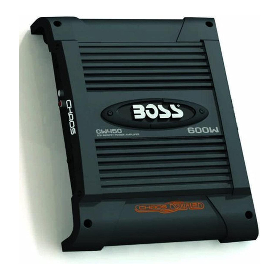 Boss Chaos Wired CW450 User Manual