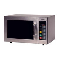 Panasonic NE1064T - COMMERCIAL MICROWAVE Operating Instructions Manual