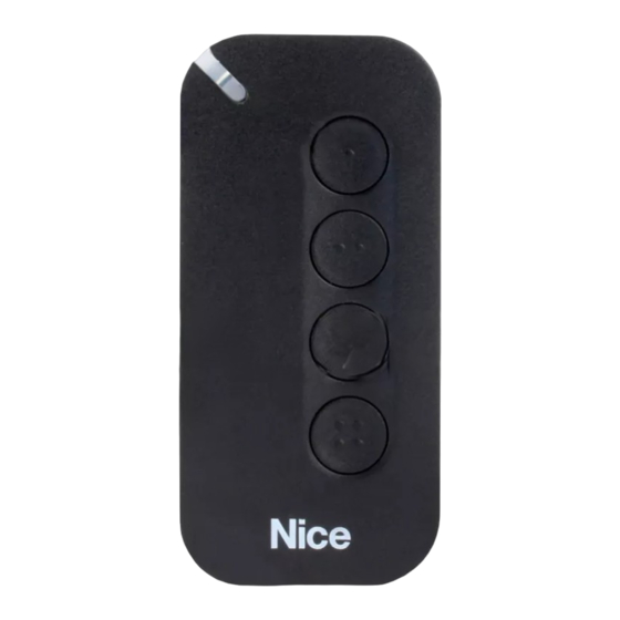 Nice MYGO2BD Instructions And Warnings For Installation And Use