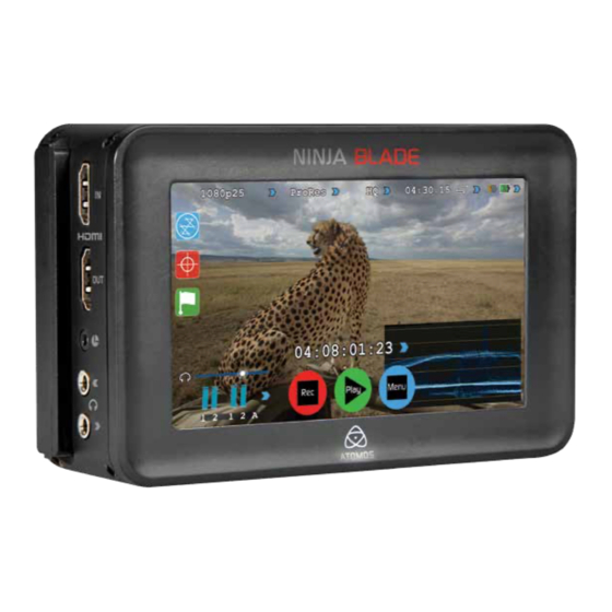 Atomos Ninja Blade Quick Start Manual