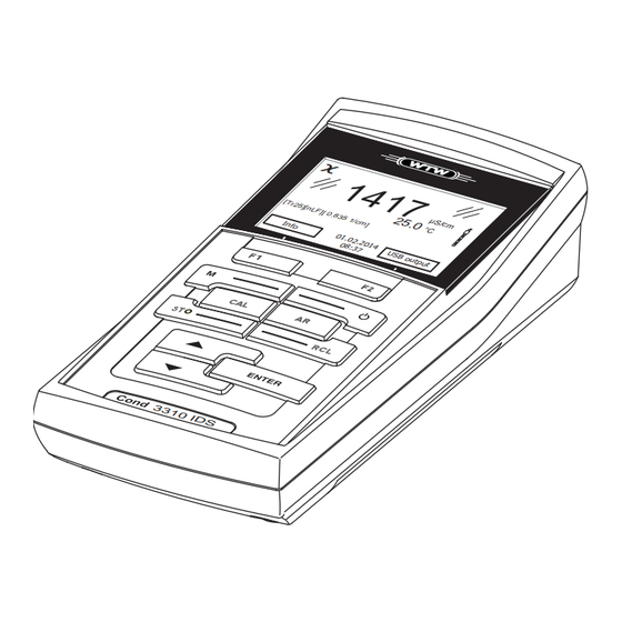 Xylem WTW Cond 3310 IDS Quick Start Manual