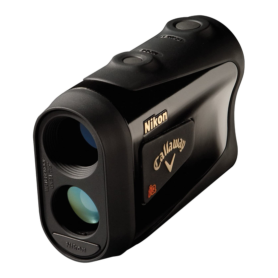Nikon Callaway iQ Instruction Manual