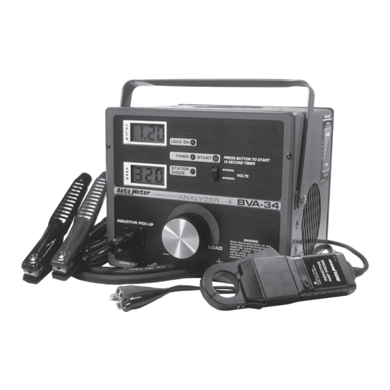 Auto Meter BVA-34 Manuals