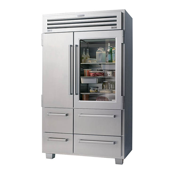 Subzero PRO 48 Use And Care Manual