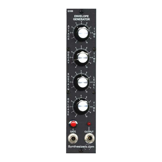 Synthesizers.com Q109 Manual