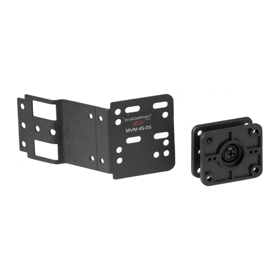 Bracketron MVM Multi Vehicle Mount MVM-45-05 Installation Manual