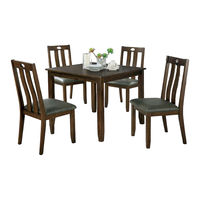 Furniture of America CM3717T-5PK Assembly Instructions Manual