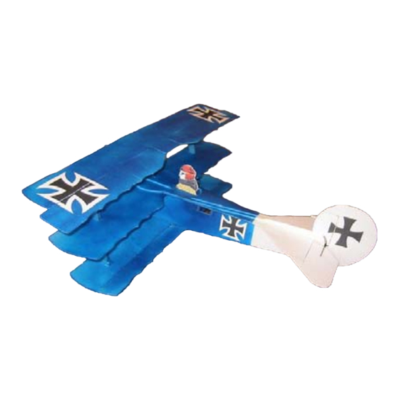 Digital Millwork Little Baron Fokker DR I Construction Manual