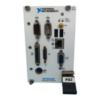 National Instruments PXI-8187 User Manual