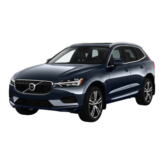 Volvo XC60 2019 Quick Manual