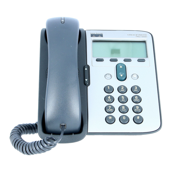 Cisco 7912G - IP Phone VoIP Manuals