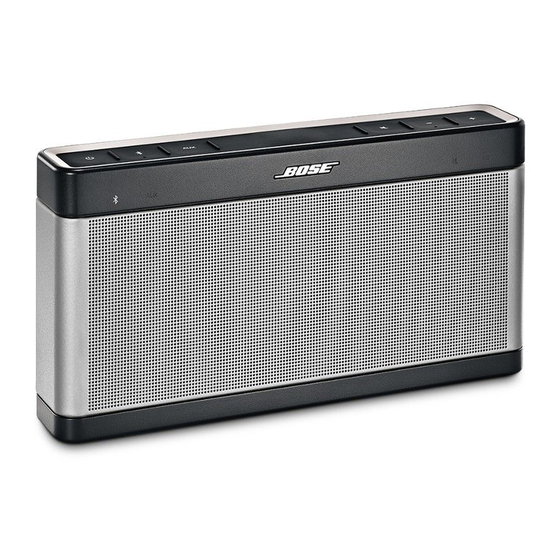 Bose SoundLink III Quick Start Manual