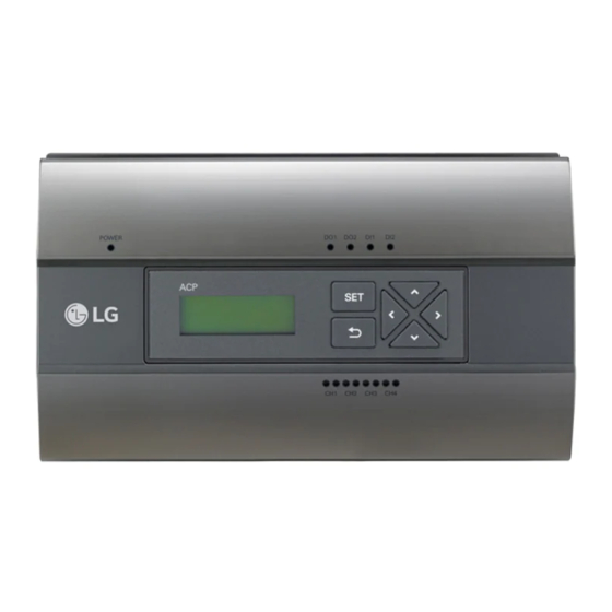 LG PACP4B000 HVAC Controller Manuals