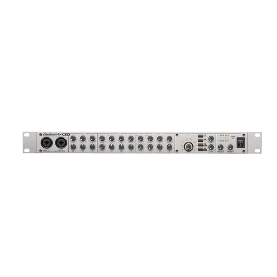 Studiomaster C3X User Manual
