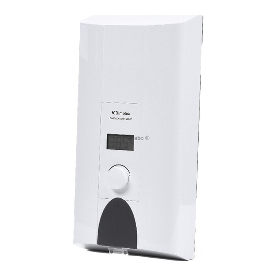 Dimplex DES 1821 Installation Instructions Manual