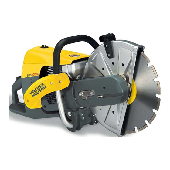 Wacker Neuson BTS 1035 Operator's Manual