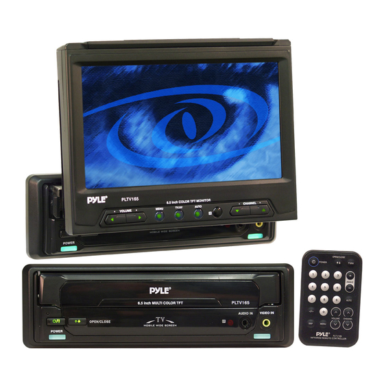 Pyle PLTV165 Owner's Manual