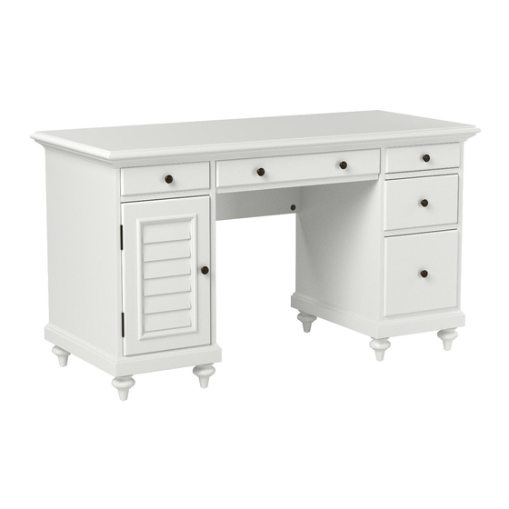 Home Styles Bermuda Pedestal Desk Assembly Instructions Manual