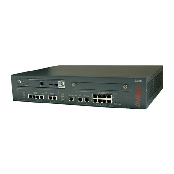 Avaya G250 Installation And Upgrade Manual