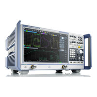 Rohde & Schwarz R&S ZNBT26 User Manual