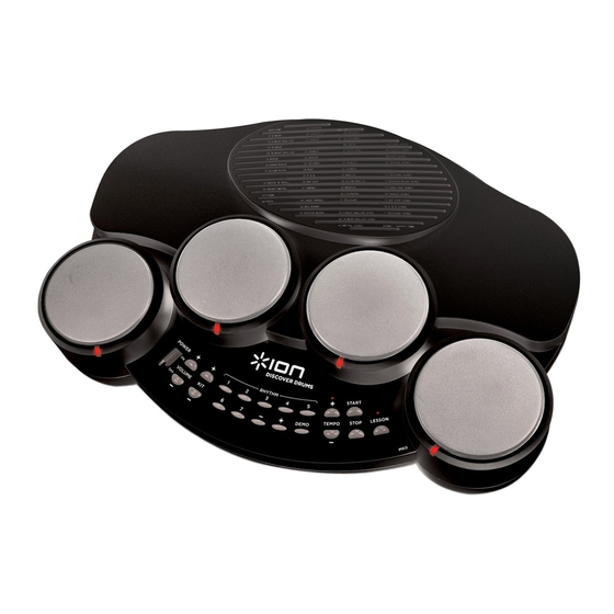 ION DISCOVER DRUMS Quick Start Manual