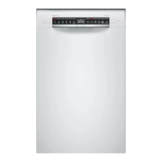 Bosch SPU4EMW28S Information For Use