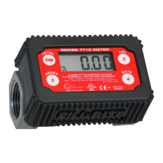 FILL-RITE TT10A Operation And Safety Manual