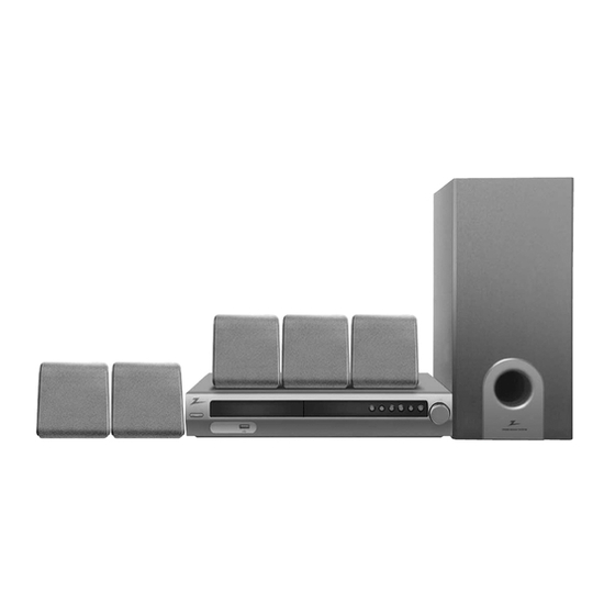 Zenith SH22SF-SY Home Theater System Manuals