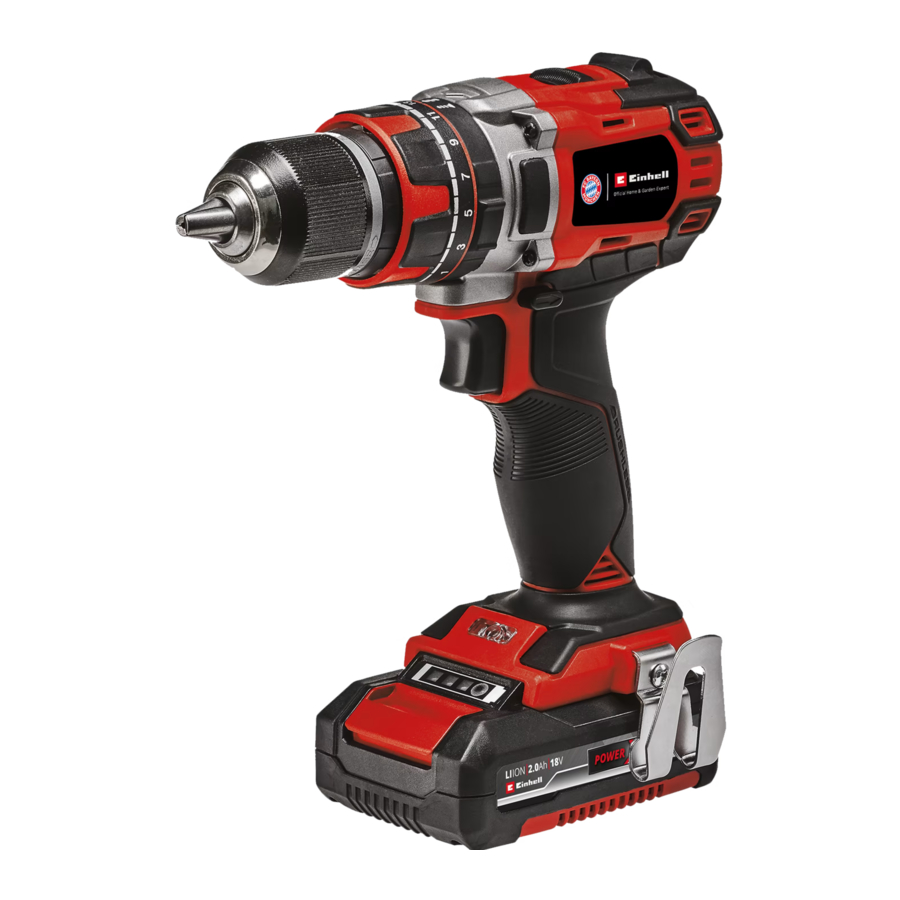 EINHELL TE-CD 18/50 Li-i BL Manual