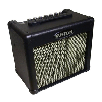 Kustom KGA10FX Owner's Manual