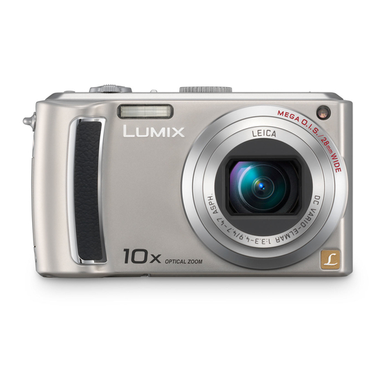 Panasonic LUMIX DMC-TZ4 Operating Instructions Manual